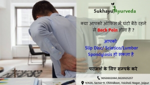 Ayurvedic Slip Disc, Sciatica, Lumbar Spondylosis, Back Pain